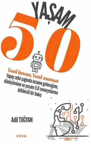 Yaşam 5.0 – Adil Tuğyan – Vova Yayınları kitap kapağı