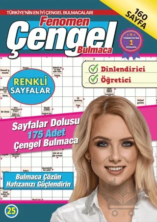 Fenomen Çengel Bulmaca 25 – Bertan Kodamanoğlu – Maxi Yayıncılık kitap kapağı