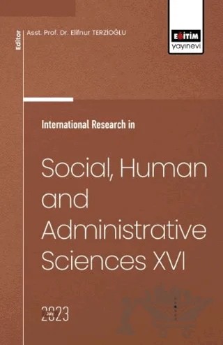 International Research in Social, Human and Administrative Sciences 16 – Kolektif – Eğitim Yayınevi - Bilimsel Eserler kitap kapağı