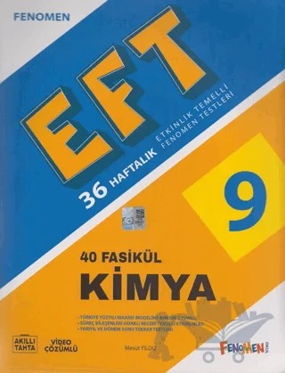 9. Sınıf Kimya Etkinlik Temelli Fenomen Testleri 40 Fasikül – Mesut Yıldız – Fenomen Yayınları kitap kapağı