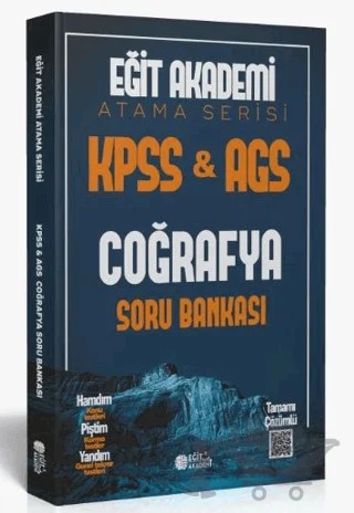 KPSS - AGS Coğrafya Atama Serisi Soru Bankası – Mehmet Eğit – Eğit Akademi kitap kapağı