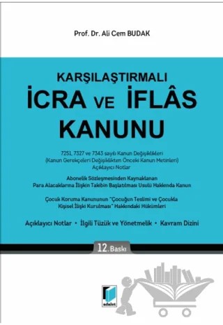 İcra ve İflas Kanunu – Ali Cem Budak – Adalet Yayınevi kitap kapağı