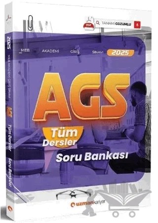 2025 MEB-AGS Tüm Dersler Soru Bankası Çözümlü – Kollektif – Uzman Kariyer Yayınları kitap kapağı