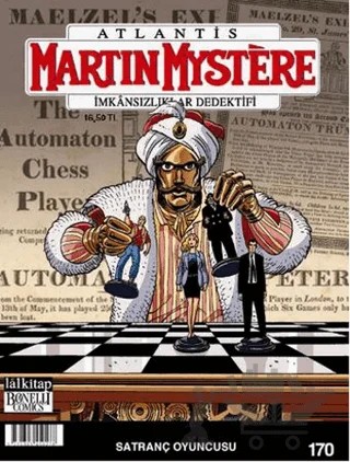 Martin Mystere Sayı: 170 - Satranç Oyuncusu – Lal Kitap kitap kapağı