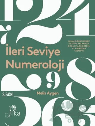 İleri Seviye Numeroloji – Melis Aygen – Pika Yayınevi kitap kapağı