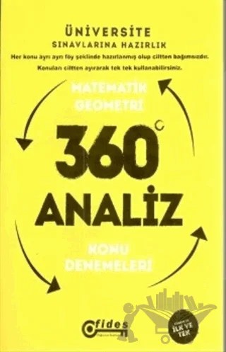 YGS Matematik-Geometri 360 Derece Analiz Konu Denemeleri – Kolektif – Fides Yayıncılık kitap kapağı