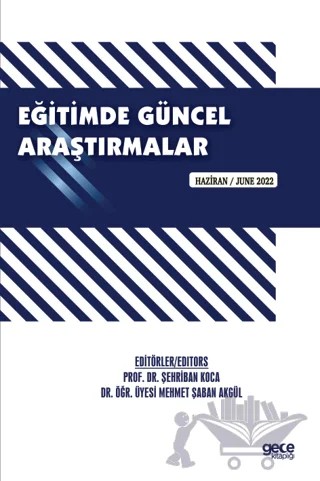 Eğitimde Güncel Araştırmalar - Haziran 2022 – Kolektif – Gece Kitaplığı kitap kapağı