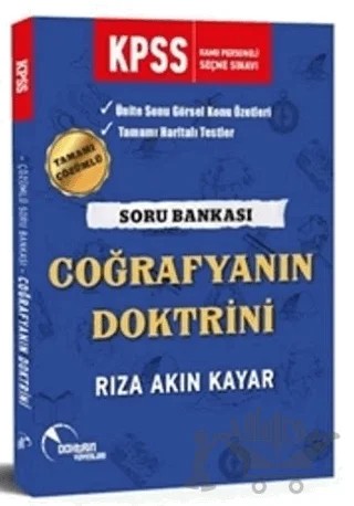 2019 KPSS Coğrafyanın Doktrini Çözümlü Soru Bankası – Rıza Akın Kayar – Doktrin Yayınları kitap kapağı
