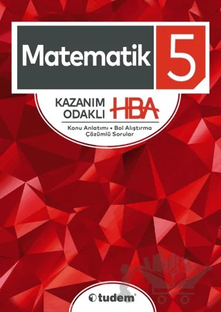 5. Sınıf Matematik Kazanım Odaklı HBA – Kolektif – Tudem Yayınları - Bayilik kitap kapağı