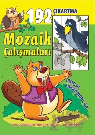 Mozaik Çalışmaları 192 Çıkartma - Masal Kahramanları – Kolektif – Revzen Kitap kitap kapağı
