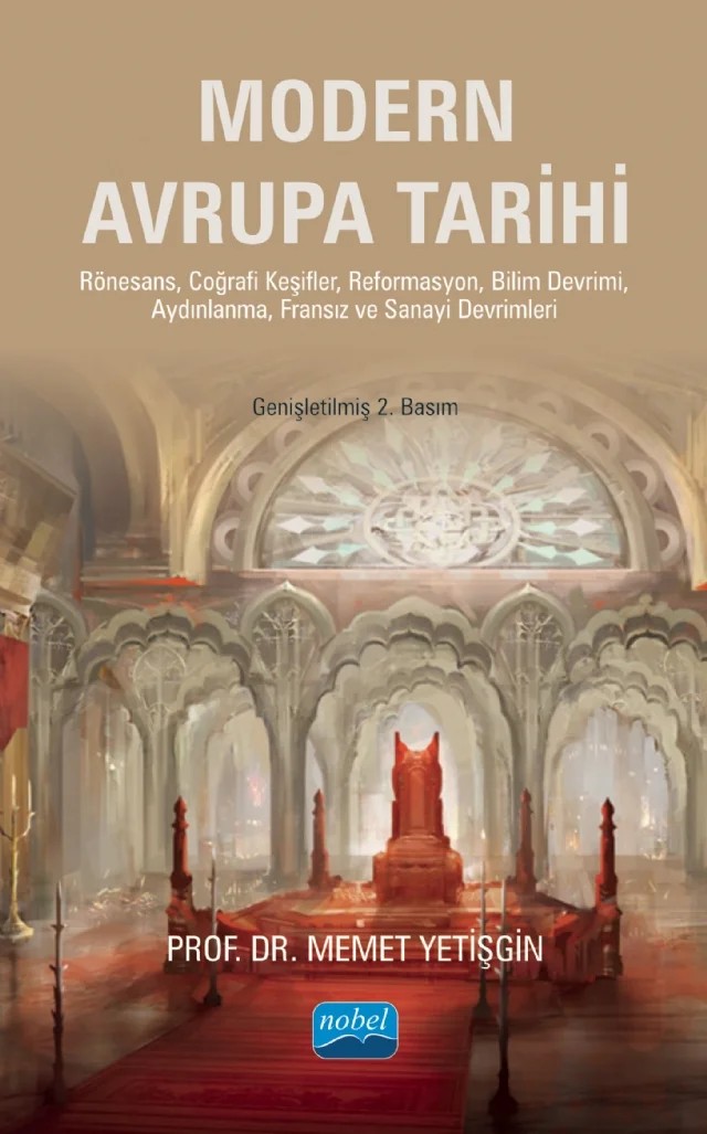 Modern Avrupa Tarihi – Memet Yetişgin – Nobel Akademik Yayıncılık kitap kapağı