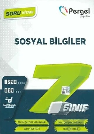 7. Sınıf 2022 Sosyal Bilgiler Soru Bankası Kitap – Kolektif – Pergel Yayınları kitap kapağı