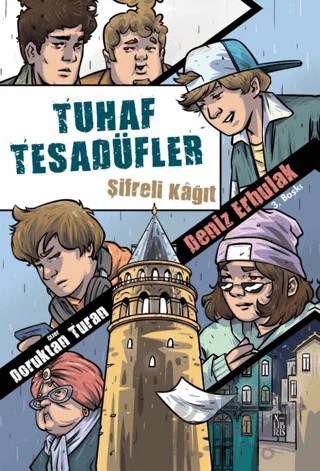 Tuhaf Tesadüfler 1 - Şifreli Kağıt – Deniz Erbulak – XLIBRIS kitap kapağı