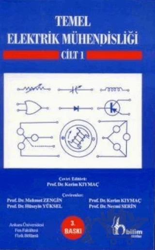 Temel Elektrik Mühendisliği 1 – A. E. Fitzgerald, David E. Higginbotham – Bilim Yayınevi kitap kapağı