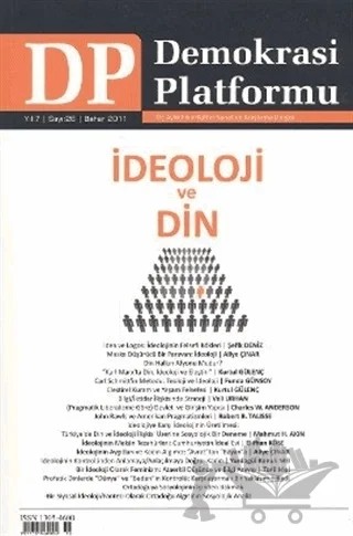 İdeoloji ve Din - Demokrasi Platformu Sayı: 26 – Orion Kitabevi kitap kapağı