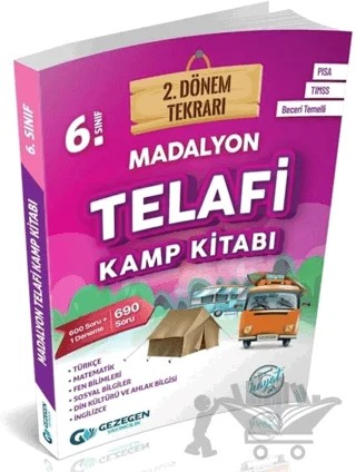 6. Sınıf Madalyon 2. Dönem Tekrarı Kamp Kitabı – Kolektif – Gezegen Yayıncılık kitap kapağı