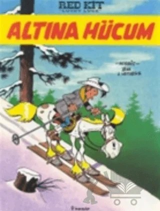 Red Kit ’’Lucky Luke’’ Altına Hücum – J. Leturgie, Yann – İnkılap Kitabevi kitap kapağı
