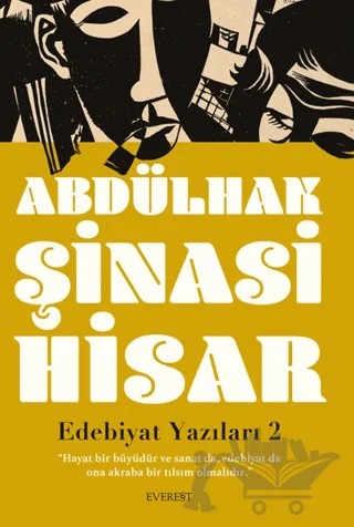 Edebiyat Yazıları 2 – Abdülhak Şinasi Hisar – Everest Yayınları kitap kapağı