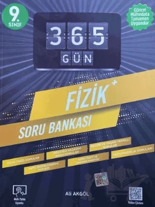 9. Sınıf 365 Gün Fizik Soru Bankası – Ali Akgöl – Gezegen Yayıncılık kitap kapağı