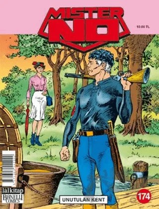 Mister No Sayı: 174 Unutulan Kent – Lal Kitap kitap kapağı