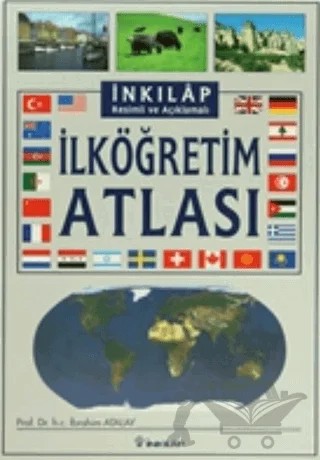 İlköğretim Resimli ve Açıklamalı İlköğretim Atlası – Honoris Causa, İbrahim Atalay – İnkılap Kitabevi kitap kapağı