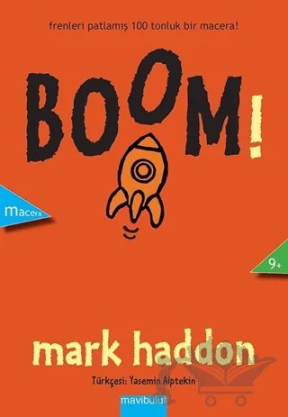 Boom! – Mark Haddon – Mavibulut Yayınları kitap kapağı
