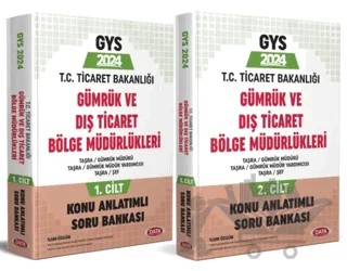 Gümrük ve Dış Ticaret Bölge Müdürlükleri Müdür - Müdür Yardımcısı - Şef Konu Anlatımlı Soru Bankası 1-2 Cilt – Kolektif – Data Yayınları kitap kapağı