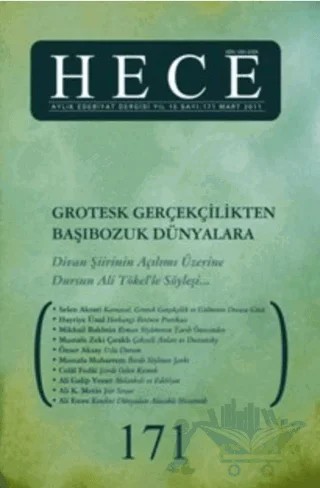Hece Aylık Edebiyat Dergisi Sayı: 171 – Hece Dergisi kitap kapağı