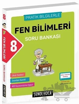 8. Sınıf Fen Bilimleri Soru Bankası – Kolektif – Şenol Hoca Yayınları kitap kapağı