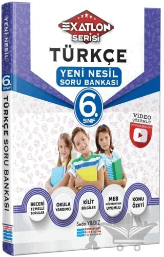 6. Sınıf Exatlon Serisi Türkçe Yeni Nesil Soru Bankası – Seda Yıldız – Evrensel İletişim Yayınları kitap kapağı