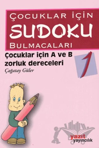 Çocuklar İçin Sudoku Bulmacaları 1 – Çağatay Güler – Yazıt Yayıncılık kitap kapağı
