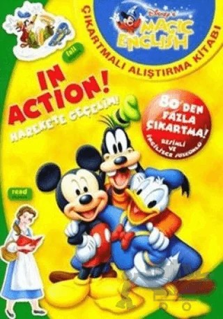Magic English Çıkartmalı Araştırma Kitabı - In Action (Harekete Geçelim) – Kolektif – Doğan Egmont Yayıncılık kitap kapağı