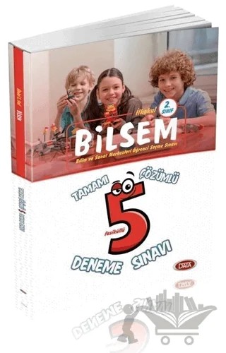 Bilsem 2. Sınıf Tamamı Çözümlü 5 Deneme Sınavı – Kolektif – Data Yayınları kitap kapağı