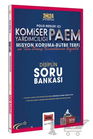 2024 Polis Meslek İçi PAEM Komiser Yardımcılığı Misyon Koruma Rütbe Terfi ve Tüm Branş Sınavlarına Hazırlık Yıldız Serisi Disiplin Soru Bankası – Kolektif – Yargı Yayınevi kitap kapağı