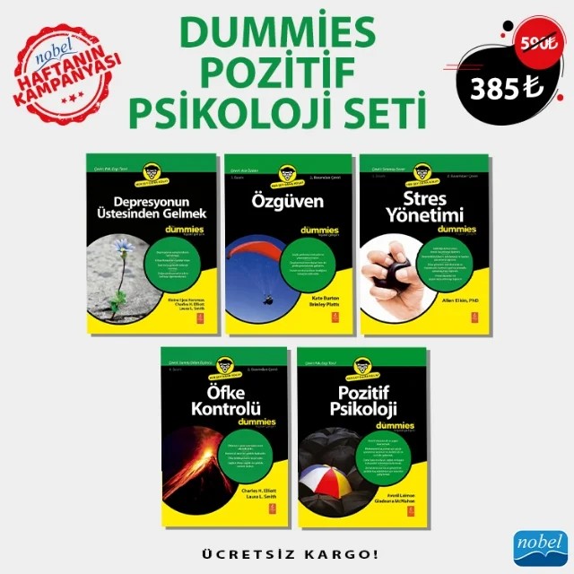DUMMİES POZİTİF PSİKOLOJİ SETİ – Elaine Iljon Foreman, Charles H. Elliott, Laura L. Smith Charles H. Elliott, Laura L. Smith Allen Elkin Kate Burton, Brinley Platts Shamash Alidina Averil Leimon, Gladeana McMahon – Haftanın Kampanyası kitap kapağı