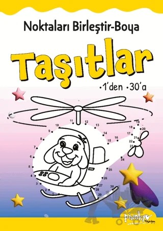 Noktaları Birleştir - Boya Taşıtlar 1’den 30’a – Buçe Dayı – Pinokyo Yayınları kitap kapağı