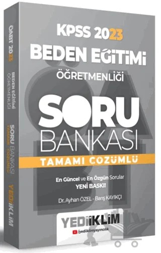 2023 ÖABT Beden Eğitimi Öğretmenliği Spor Kütüphanesi Tamamı Çözümlü Soru Bankası – Ayhan Özel, Barış Kayıkçı – Yediiklim Yayınları kitap kapağı
