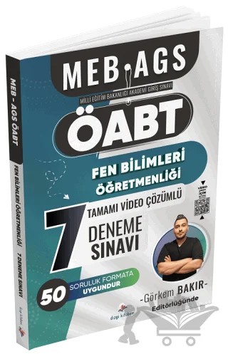 ÖABT MEB-AGS Fen Bilimleri Öğretmenliği 7 Deneme Çözümlü – Görkem Bakır – Dizgi Kitap kitap kapağı