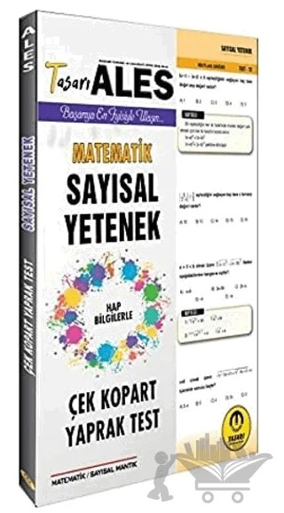 ALES Matematik Sayısal Yetenek Yaprak Test 2020 – Kolektif – Tasarı Eğitim Yayınları kitap kapağı