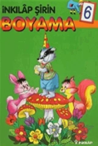 İnkılap Şirin Boyama 6 – Yüksel Akman – İnkılap Kitabevi kitap kapağı