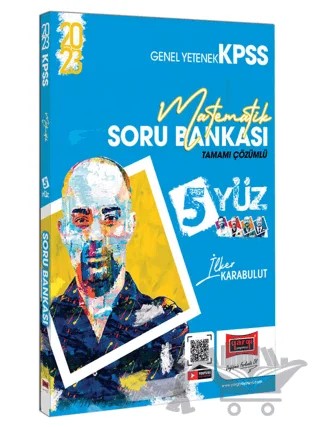 Yargı Yayınları 2023 KPSS 5Yüz Matematik Tamamı Çözümlü Soru Bankası – İlker Karabulut – Yargı Yayınevi kitap kapağı