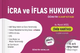 İcra - İflas Hukuku Konu Anlatımı – Murat Aksel – Öğretir Yayınları kitap kapağı