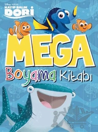 Disney Kayıp Balık Dori - Mega Boyama Kitabı – Kolektif – Doğan Egmont Yayıncılık kitap kapağı