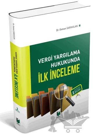 Vergi Yargılama Hukukunda İlk İnceleme – Osman Sarıaslan – Adalet Yayınevi kitap kapağı