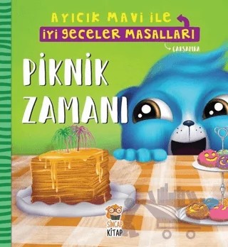 Piknik Zamanı - Ayıcık Mavi İle İyi Geceler Masalları – Melek Dinçer – Sincap Kitap kitap kapağı