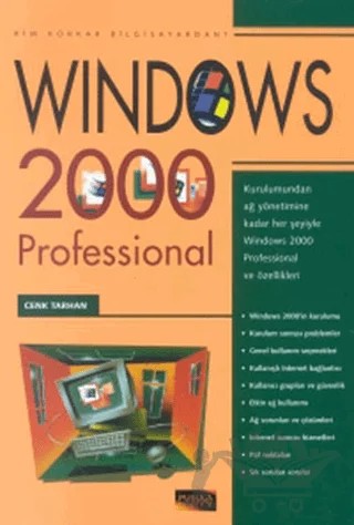 Windows 2000 Professional – Cenk Tarhan – Pusula Yayıncılık kitap kapağı