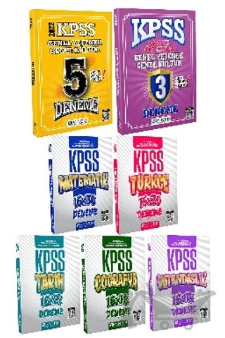 KPSS Genel Yetenek Genel Kültür 7'li Set – Kolektif – Panem Yayınları kitap kapağı