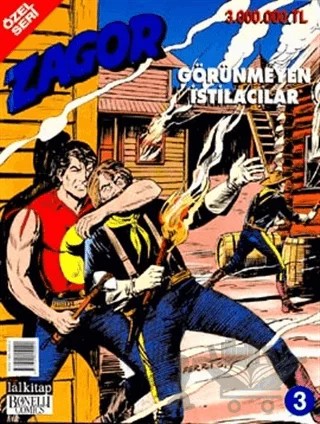 Görünmeyen İstilacılar - Zagor Özel Seri Sayı 3 – Lal Kitap kitap kapağı
