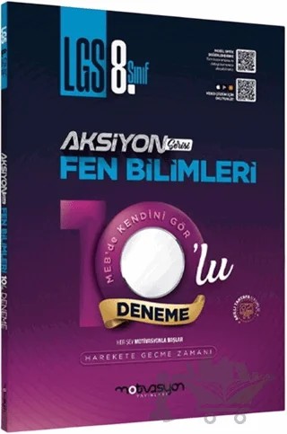 8. Sınıf LGS Fen Bilimleri Aksiyon 10'lu Genel Deneme – Kolektif – Motivasyon Yayınları kitap kapağı