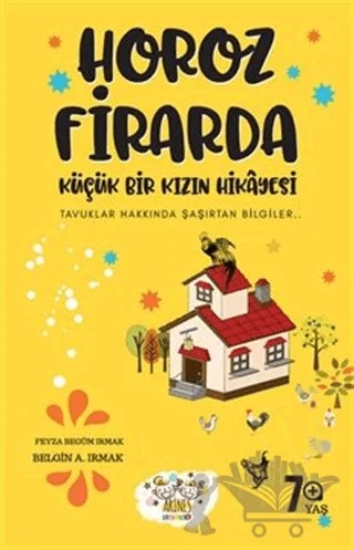 Horoz Firarda – Belgin A. Irmak – Arines Çocuk kitap kapağı